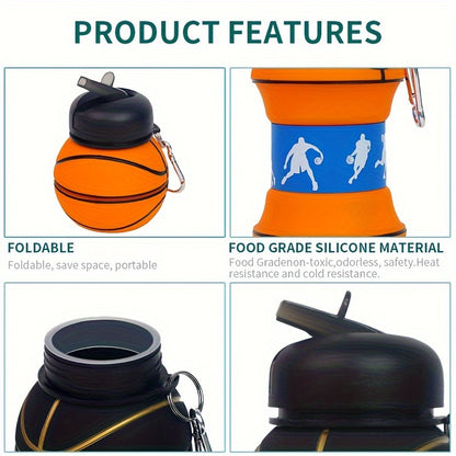 USmart Foldable Basketball Silicone Bottle