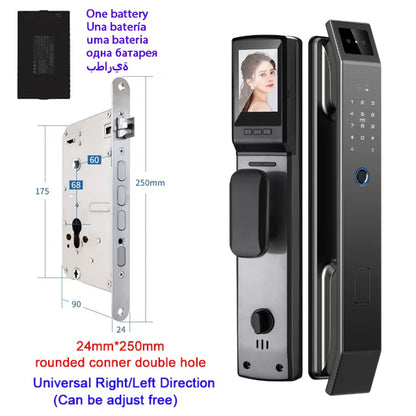 USmart SecureLock: 3D Face Recognition & Fingerprint Digital Door Lock