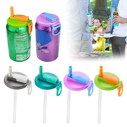 USmart Reusable Soda Lid & Straw Set