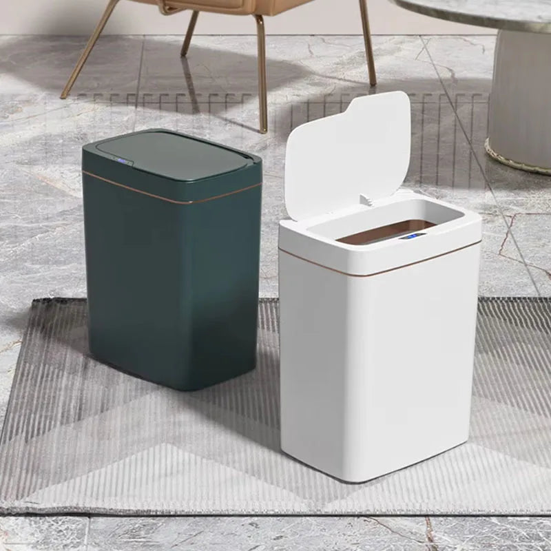 USmart 15L Sensor Trash Can - Automatic Smart Home Bathroom Waste Bin with Non-Contact Bagging Technology