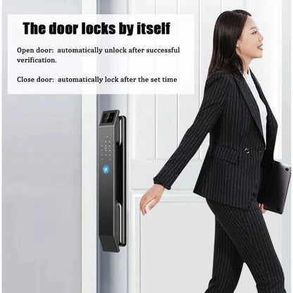 USmart SecureLock: 3D Face Recognition & Fingerprint Digital Door Lock