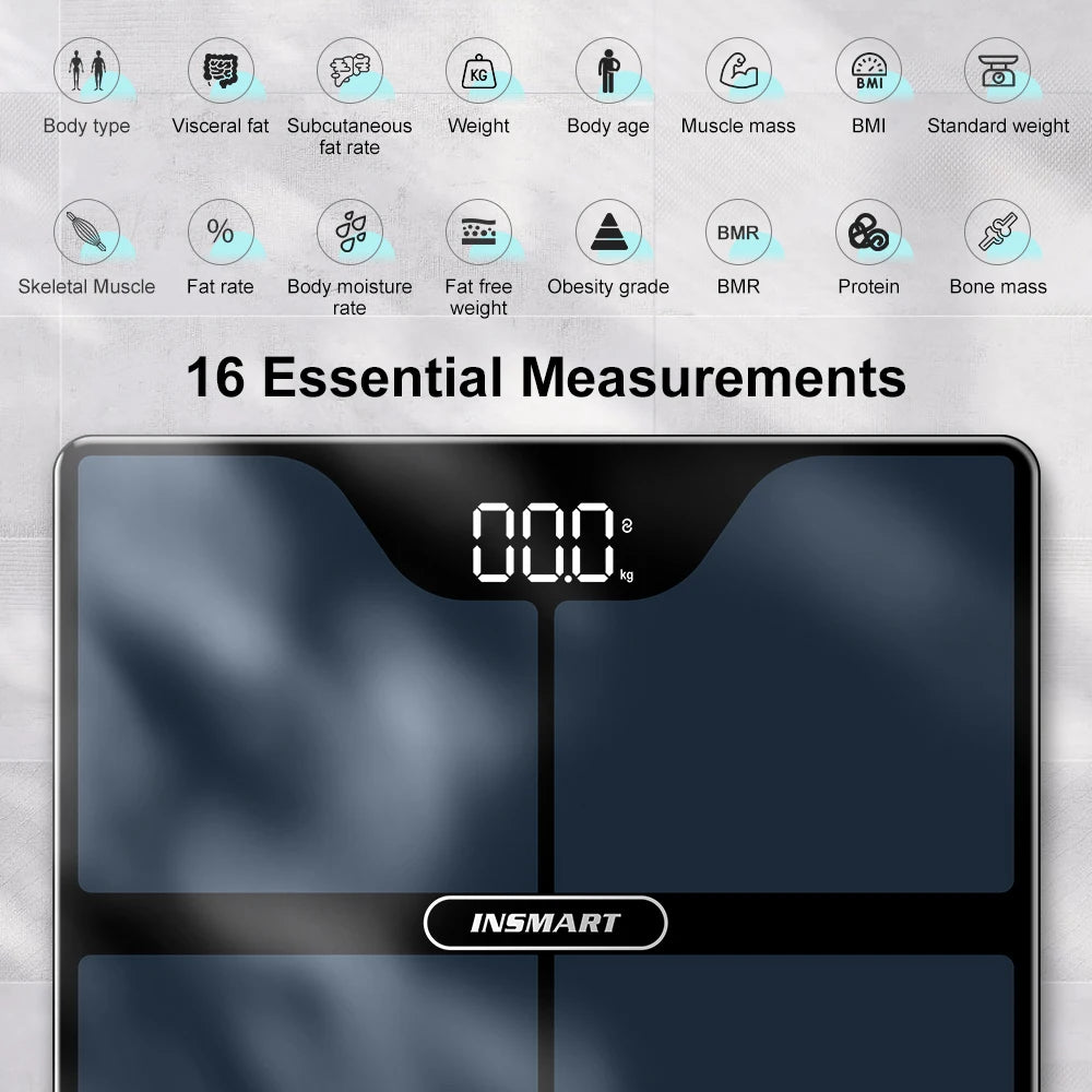 USmart Digital Body Scale 180kg – Smart Bioimpedance Analyzer