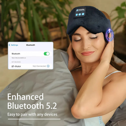 USmart Bluetooth 5.3 Sleep Mask – Wireless Headphones & Eye Shade for Ultimate Comfort