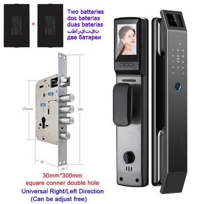 USmart SecureLock: 3D Face Recognition & Fingerprint Digital Door Lock