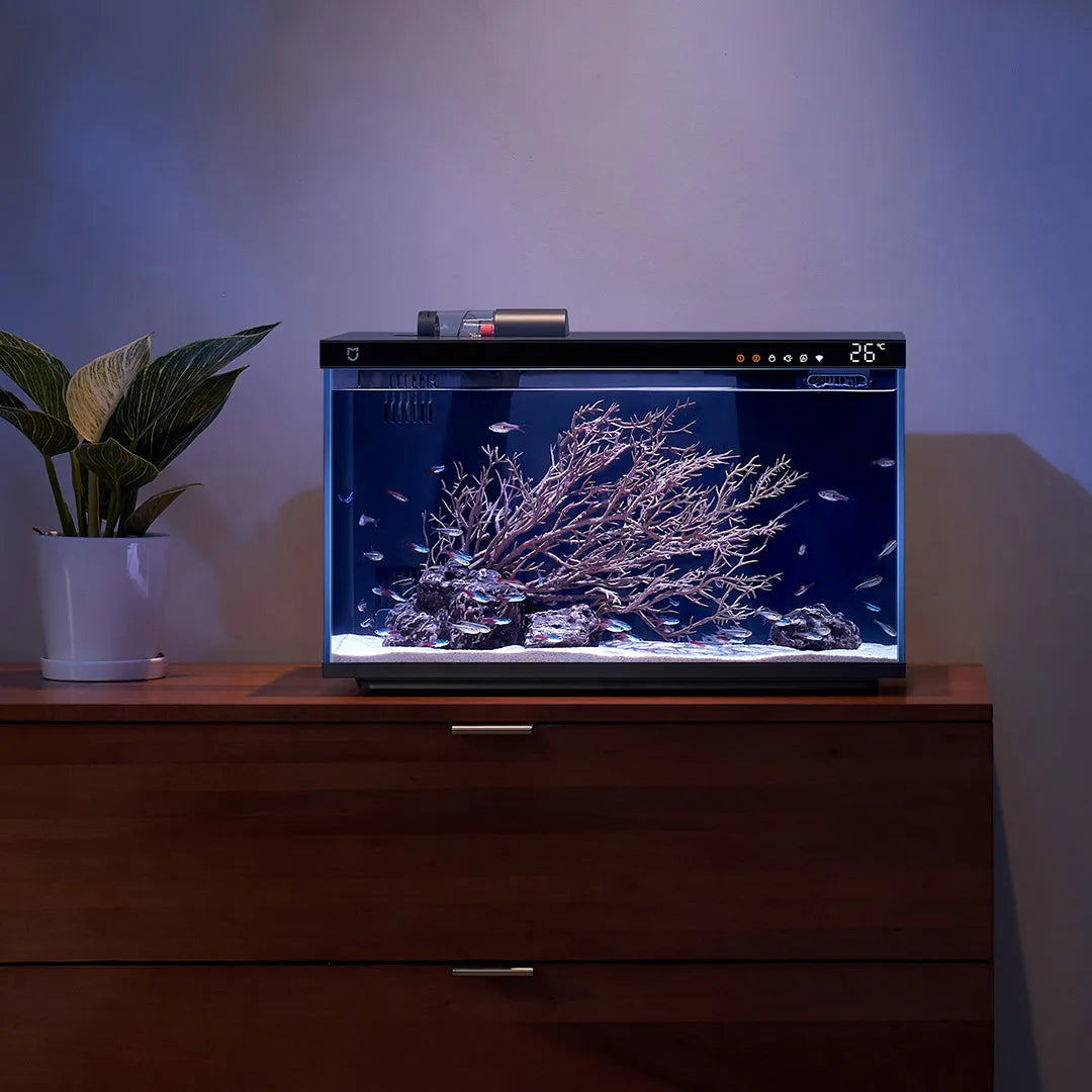 USmart AquaSphere: Smart Fish Tank with Remote Control & Lighting