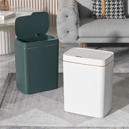 USmart 15L Sensor Trash Can - Automatic Smart Home Bathroom Waste Bin with Non-Contact Bagging Technology