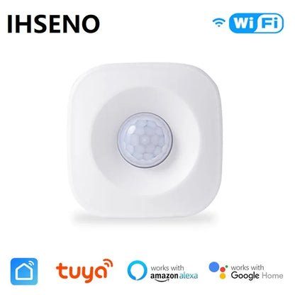 Tuya Smart Home ZigBee WIFI PIR Motion Sensor Detector Movement Sensor APP Remote Controller security protection For Alexa