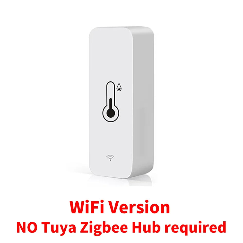 Tuya WiFi Smart Temperature Humidity Sensor Indoor Hygrometer Controller Monitoring Work with Smart Speaker Alexa Google Home