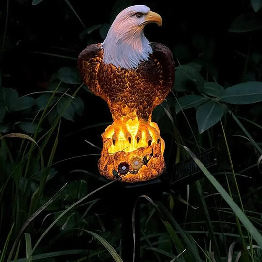 USmart Solar Resin Eagle Lawn Lamp