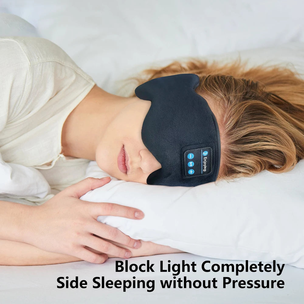 USmart Bluetooth 5.3 Sleep Mask – Wireless Headphones & Eye Shade for Ultimate Comfort