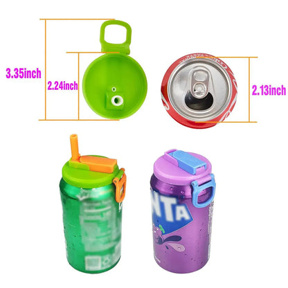 USmart Reusable Soda Lid & Straw Set