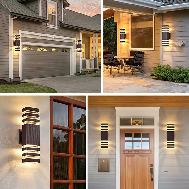 USmart LED Waterproof Outdoor Wall Light - Up & Down Sconce Lamp for Porch, Garden, and Front Door