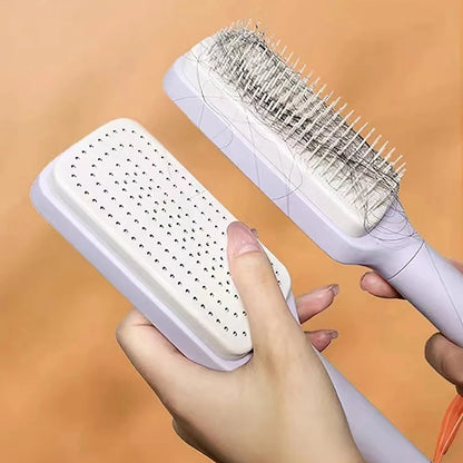 USmart HairCare Pro – Self-Cleaning Anti-Static Detangling Brush for All Hair Types