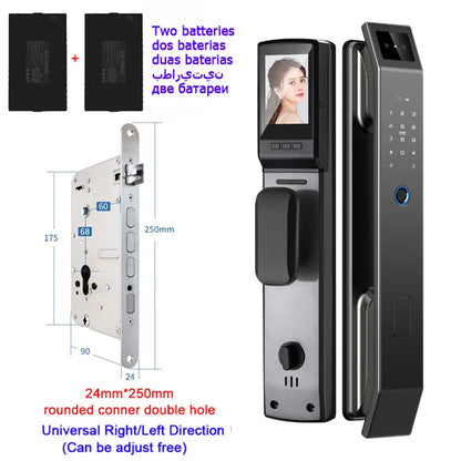 USmart SecureLock: 3D Face Recognition & Fingerprint Digital Door Lock