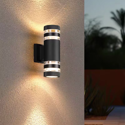 USmart LED Waterproof Outdoor Wall Light - Up & Down Sconce Lamp for Porch, Garden, and Front Door