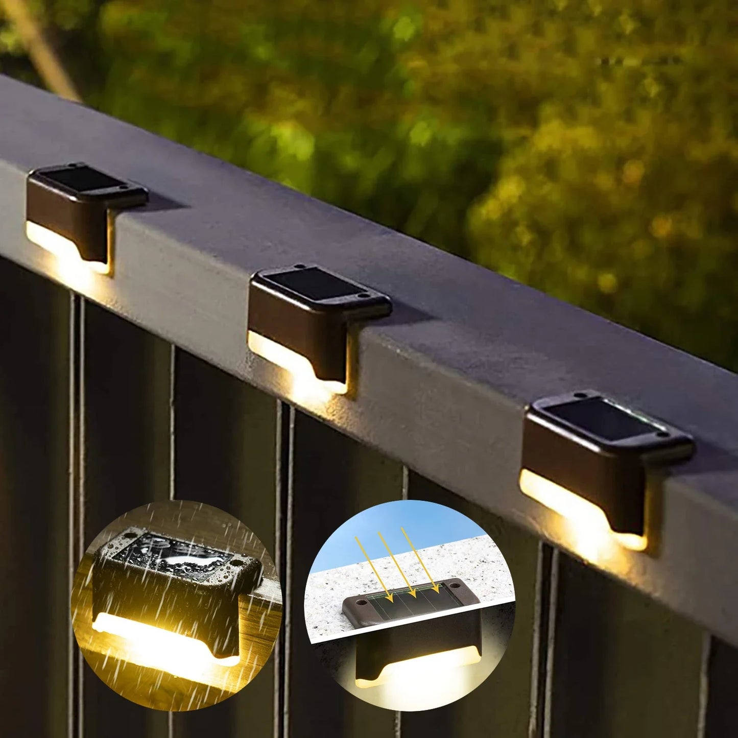 USMART Solar Step & Stair LED Deck Lights