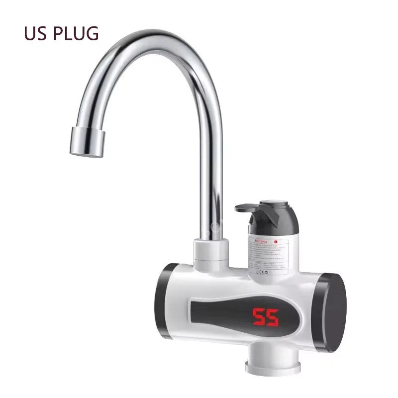 Electric Faucet Water Heater Temperature Display Instant Hot Water Heaters Kitchen Tankless Water Heating Machine