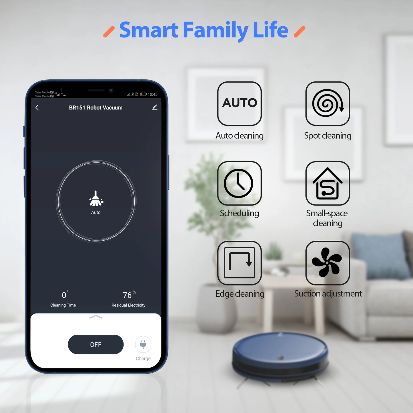 USmart 3-in-1 Smart Robot Vacuum Cleaner